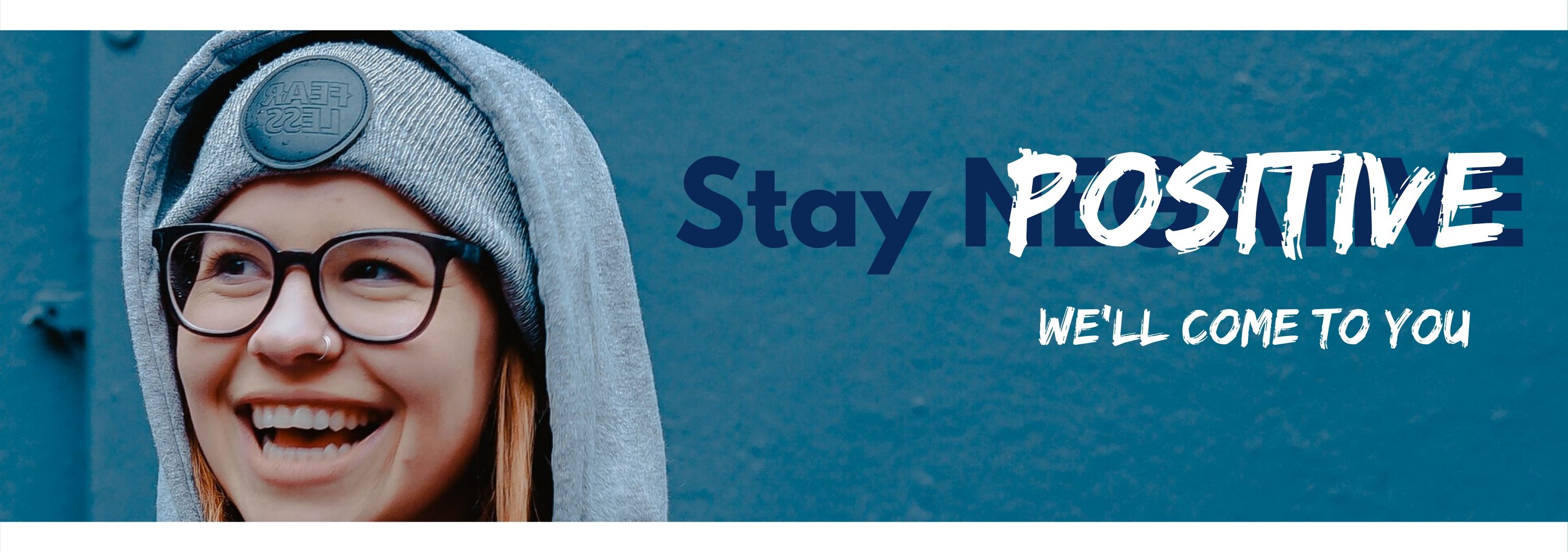 Stay Positive Website banner 2